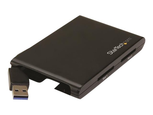 [2SD4FCRU3] StarTech.com Startech Dual Slot SD Kartenleser - USB 3.0 - SD 4.0, UHS II - SD / SDHC / SDXC Kartenleser/ -schreiber mit UHS-II - Kartenleser (MMC, SD, SDHC, SDXC)