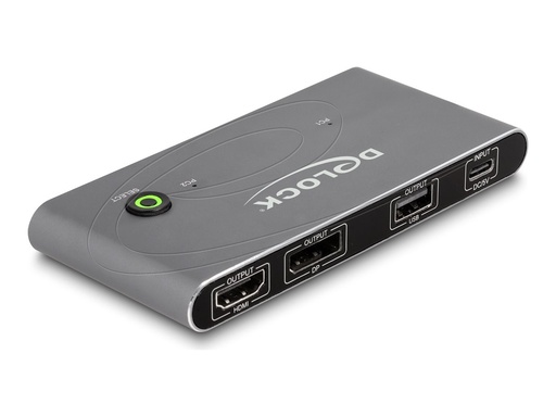 [11485] Delock KVM-/Audio-/USB-Switch - HDMI and DisplayPort