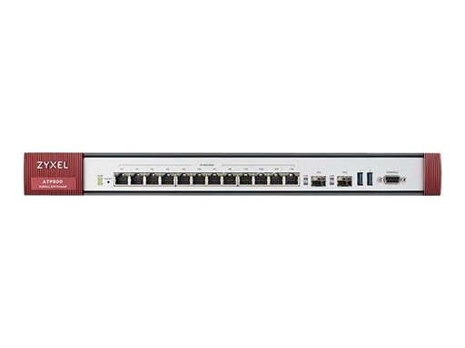 [ATP800-EU0102F] ZyXEL ZyWALL ATP800 - Sicherheitsgerät - 12 Anschlüsse
