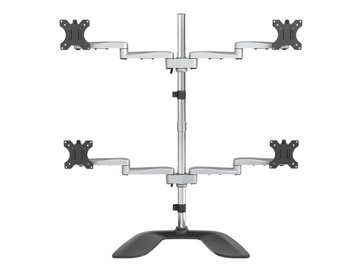 [ARMQUADSS] StarTech.com ARMQUADSS Monitorhalterung fur vier Bildschirme (fur bis zu 32" VESA-Monitore, beweglich,  Stahl & Aluminium)