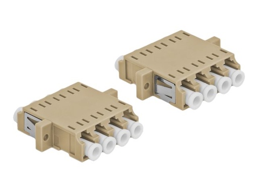 [86540] Delock Netzwerkkoppler - LC Multi-Mode (W)
