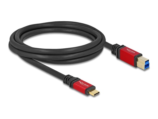[80613] Delock USB-Kabel - 24 pin USB-C (M) zu USB Type B (M)