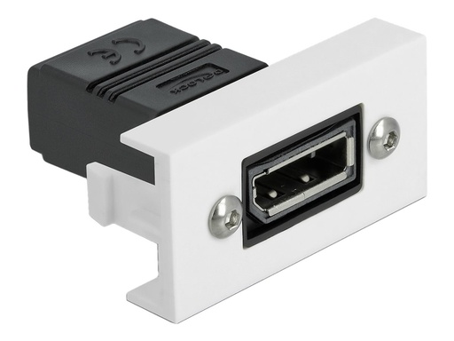[81305] Delock Easy 45 - Einrastmodul - DP - weiß