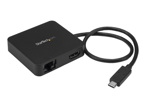 [DKT30CHD] StarTech.com USB-C Multiport Adapter - Tragbares USB-C 4k HDMI Minidock - Gigabit Ethernet, USB 3.0 Hub (1x USB-A, 1x USB-C)