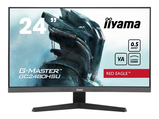 [GC2480HSU-B1] Iiyama G-MASTER Red Eagle GC2480HSU-B1 - LED-Monitor - Gaming - gebogen - 61 cm (24")