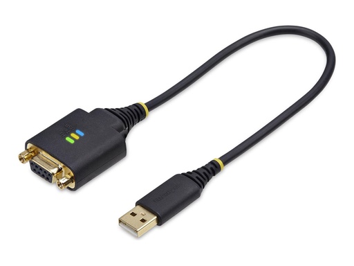 [1P1FFCN-USB-SERIAL] StarTech.com StarTech 1ft/30cm USB to Null Modem Serial Adapter Cable, FTDI, RS232 - Kabel USB / seriell - USB (M)