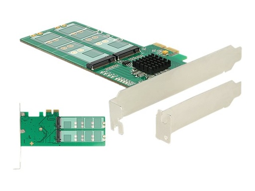 [89588] Delock PCI Express Card > 4 x internal M.2 Key