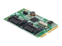 [95233] Delock MiniPCIe I/O PCIe full size 2 x SATA 6 Gb/s