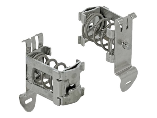[66441] Delock Shield Clamp - Kabelklammer - DIN schienenmontierbar