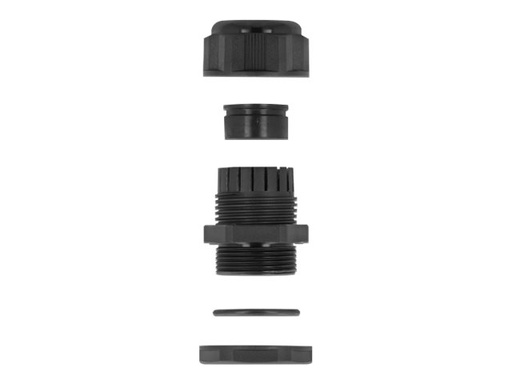 [60387] Delock PG21 - Kabelverschraubung - Schwarz (Packung mit 2)