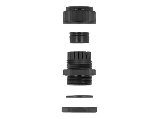 [60371] Delock Kabelverschraubung - Schwarz (Packung