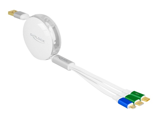 [85358] Delock USB-Kabel - USB (M) zu Micro-USB Typ B, USB-C (M)