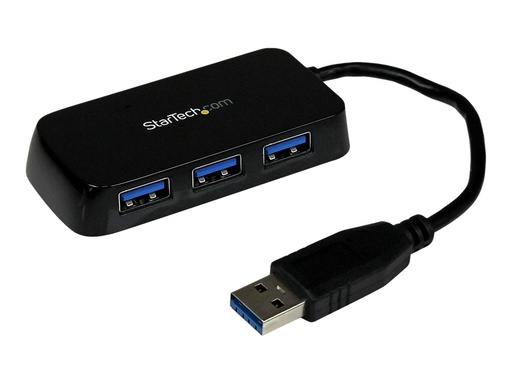 [ST4300MINU3B] StarTech.com 4 Port USB 3.0 SuperSpeed Hub