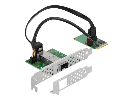 [95267] Delock Mini PCIe I/O PCIe full size 1 x SFP Gigabit