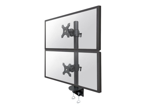 [FPMA-D960DVBLACKPLUS] Neomounts FPMA-D960DVPLUS - Befestigungskit - für 2 LCD-Displays - Stahl - Schwarz - Bildschirmgröße: 43.2-124.5 cm (17"-49")