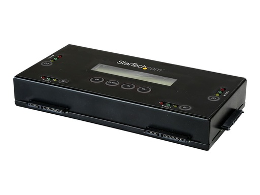 [SATERASER4] StarTech.com SSD/HDD Festplattenlöschgerät mit 4 Steckplätzen - 2,5" & 3,5" SATA - Selbständiges Sicheres Externes Festplatten Löschgerät mit 9 Löschmodi - RS232 Printer Port - NIST/DOD (SATERASER4)