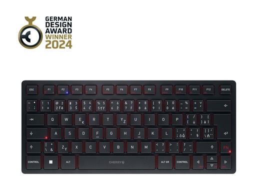 [JK-9250CS-2] Cherry KW 9200 MINI - Tastatur - kabellos - 2.4