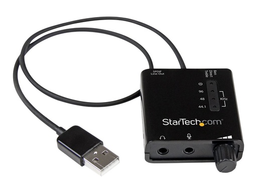 [ICUSBAUDIO2D] StarTech.com USB Audio Adapter - Externe USB