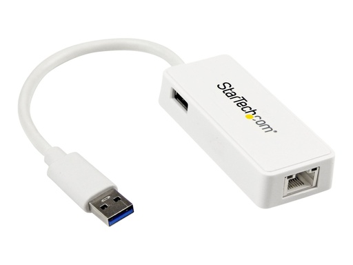 [USB31000SPTW] StarTech.com USB 3.0 SuperSpeed auf Gigabit Ethernet Lan Adapter mit USB Port