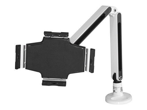 [ARMTBLTIW] StarTech.com Startech Schreibtisch Tablet Halter - Schwenkbarer Arm - Für iPad und Android - Weiß - Tablethalter - Tablet Halterung - Befestigungskit - einstellbarer Arm - für Tablett - Kunststoff, Stahl - weiß - Bildschirmgröße: 22.9-27.9 cm (9"-11")