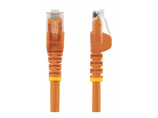 [N6PATC7MOR] StarTech.com Startech 7m CAT6 Ethernet Cable, 10 Gigabit Snagless RJ45 650MHz 100W PoE Patch Cord, CAT 6 10GbE UTP Network Cable w/Strain Relief, Orange, Wiring is UL Certified/TIA - Category 6 - 24AWG (N6PATC7MOR)