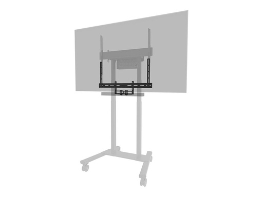 [AV2-500BL] Neomounts Befestigungskit (Montageklammer) - für Video-Leiste - universal - Stahl - Schwarz - Bildschirmgröße: 109.2-279.4 cm (43"-110")