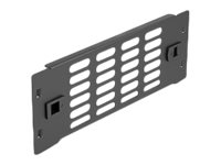 [66986] Delock Rackpaneel - mit Belüftungsschlitzen, werkzeugfrei - Schwarz - 2U - 25.4 cm (10")