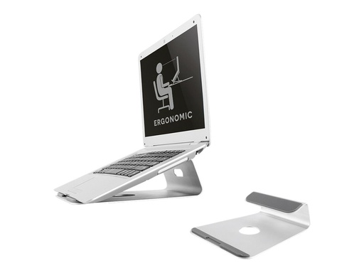 [NSLS025] Neomounts NSLS025 - Aufstellung - für Notebook - Gebürstetes Aluminium - Silber - Bildschirmgröße: 25.4-43.2 cm (10"-17")