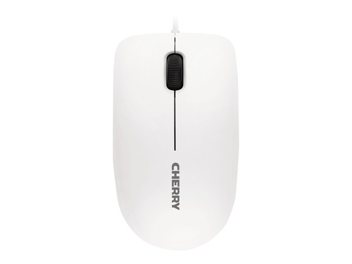 [JM-0800-0] Cherry MC 1000 - Maus - rechts- und linkshändig - optisch - 3 Tasten - kabelgebunden - USB - weiß (Oberteil)