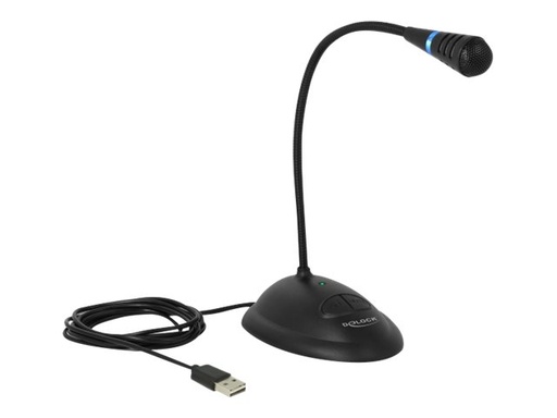 [65871] Delock Mikrofon - USB - Schwarz