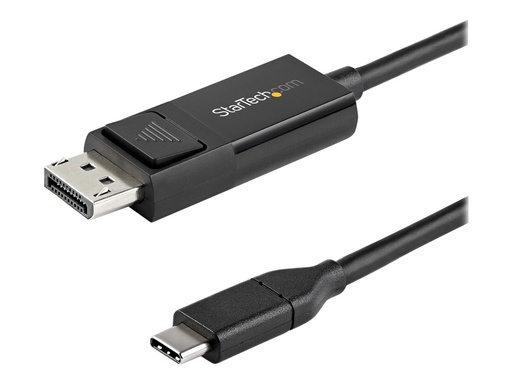 [CDP2DP2MBD] StarTech.com StarTech 6ft (2m) USB C to DisplayPort 1.2 Cable 4K 60Hz, Bidirectional DP to USB-C or USB-C to DP Reversible Video Adapter Cable, HBR2/HDR, USB Type C / Thunderbolt 3 Monitor Cable - 4K USB-C to DP Cable (CDP2DP2MBD)
