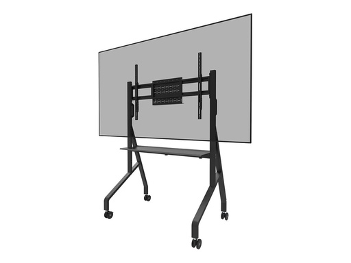 [FL50-525BL1] Neomounts FL50-525BL1 - Wagen - robust - für Flachbildschirm - Bodenständer - verriegelbar - Stahl - Schwarz - Bildschirmgröße: 139.7-218.4 cm (55"-86")
