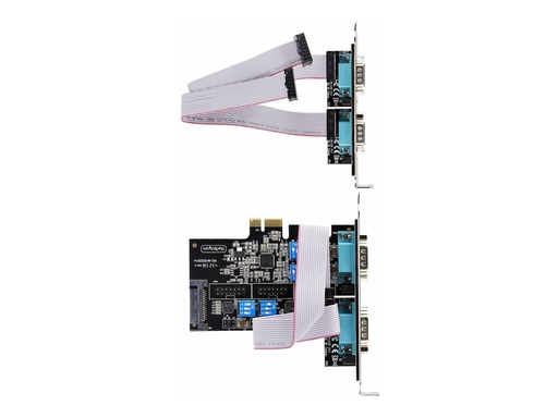 [PS74ADF-SERIAL-CARD] StarTech.com 4-Port Serielle PCIe Karte, RS232/RS422/RS485