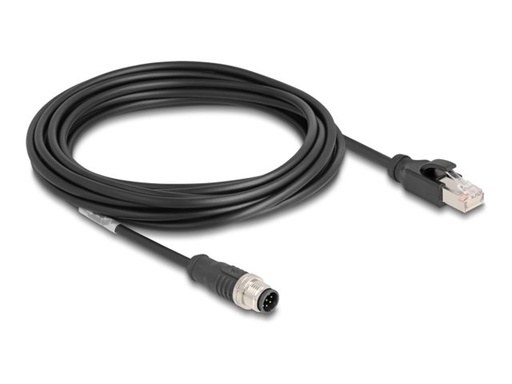 [80811] Delock Netzwerkkabel - 8-polig M12 (M) zu RJ-45 (M)