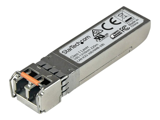 [SFPP10GELRMS] StarTech.com SFPP10GELRMS Transceiver Modul (SFP+ Module, 10GBase-LRM Juniper kompatibel, Glasfaser, 1310nm, LC Multimode mit DDM)