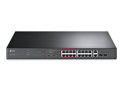 [TL-SL1218MP] TP-LINK TL-SL1218MP - Switch - unmanaged - 16 x 10/100 (PoE+)