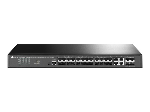 [TL-SG3428XF] TP-LINK SG3428XF Omada SFP L2+ Managed Switch 4× 10G SFP+ 20× 4× - Switch - 1 Gbps
