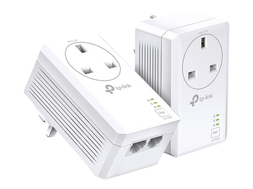 [TL-PA7027P KIT] TP-LINK TL-PA7027P V1 Starter Kit - Powerline-Adapter-Kit 1GbE, HomePlug AV (HPAV)