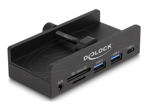 [64285] Delock Hub - 2 slot card reader, 5 Gbps, external