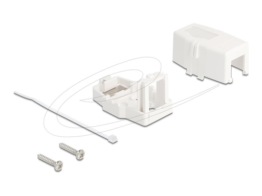 [85841] Delock Gehäuse mit modularen Einsätzen - Keystone-Oberfläche