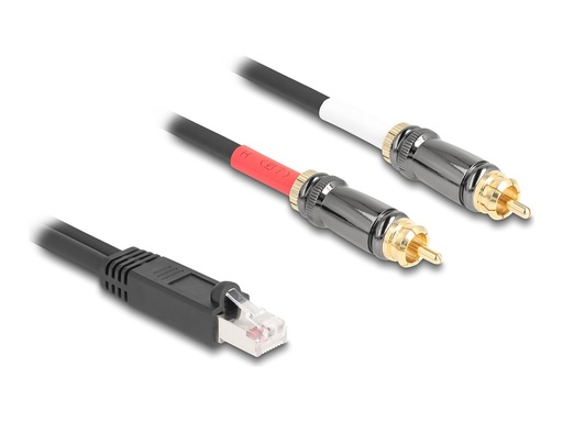 [88171] Delock Audio-Adapter - RJ-45 männlich zu RCA männlich