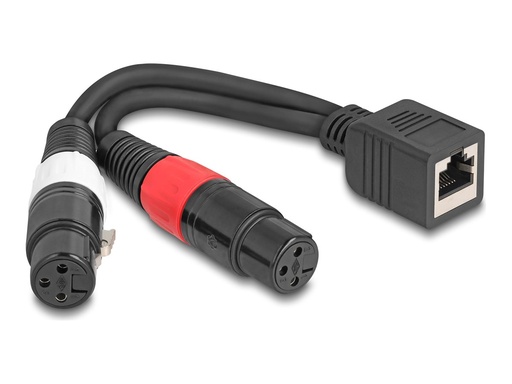 [88178] Delock Audiokabel - XLR3 weiblich zu RJ-45
