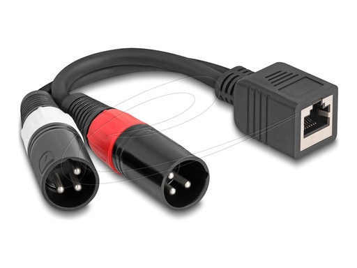 [88179] Delock Audio-Adapter - XLR3 männlich zu RJ-45