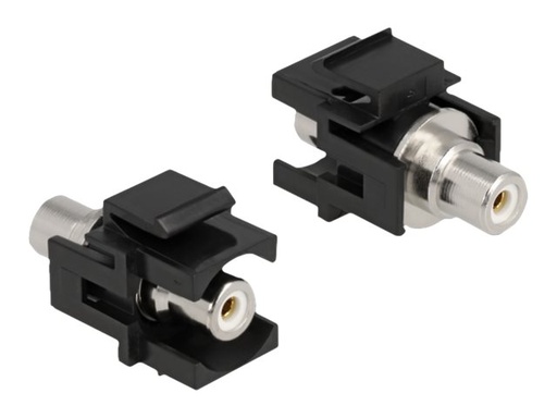 [86742] Delock Keystone Module RCA female > RCA female - Modularer Einschub (Kopplung)