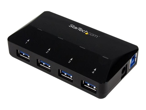 [ST53004U1C] StarTech.com 4 Port USB 3.0 Hub plus dedizierter