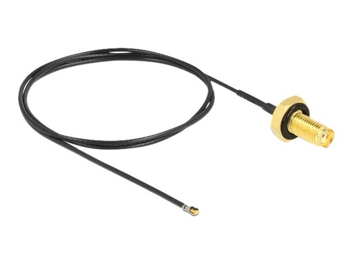 [12667] Delock Antennenkabel - SMA (W) Bulkhead zu MHF 4L LK (M)