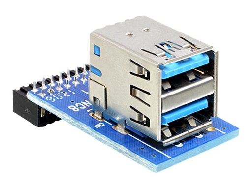 [41865] Delock USB 3.0 Pin Header - Interner und externer USB-Adapter - 19-poliger USB 3.0 Kopf (W)