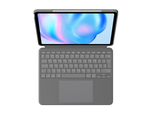 [920-012616] Logitech Combo Touch - Tastatur und Foliohülle - mit Trackpad - hintergrundbeleuchtet - Apple Smart connector - QWERTY - Nordisch (Dänisch/Finnisch/Norwegisch/Schwedisch)