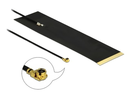 [12612] Delock LTE Antenna MHF I plug 1.9 - 3.9 dBi 1.13