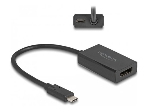 [61059] Delock USB-Kabel - 24 pin USB-C (M) zu DisplayPort, USB-C (PD)